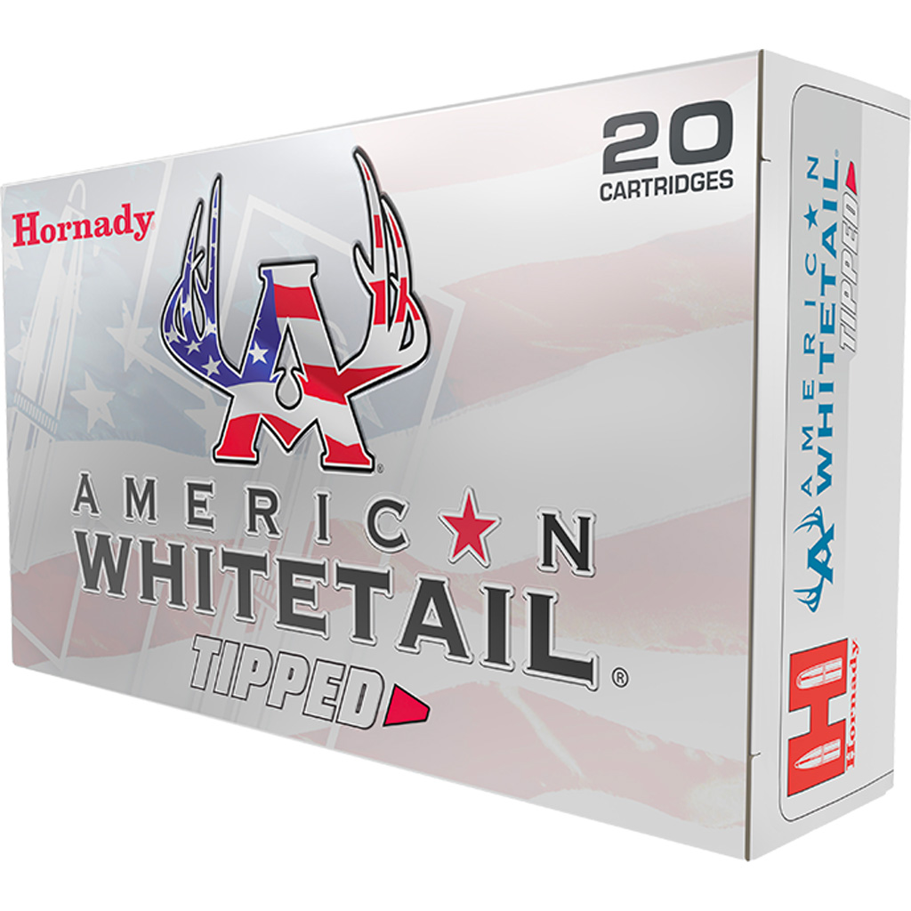 Hornady American Whitetail Tipped Rifle Ammo 300 WIN. Magazine. 165 GR. SST 20 Round.