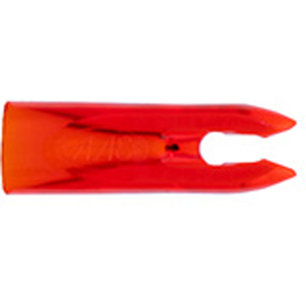 AAE Plastinocks 11/32 Flo. Orange 12 Pack.