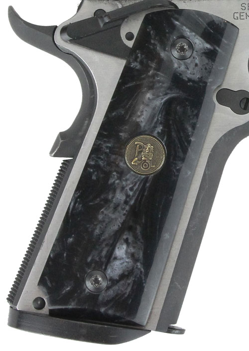 Pachmayr Grips 1911 Full Size Black Pearl Smooth